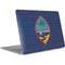 Guam Flag Dark Wood Apple MacBook Air Skin