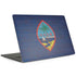 Guam Flag Dark Wood MacBook Skins