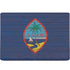 Guam Flag Dark Wood MacBook Skins