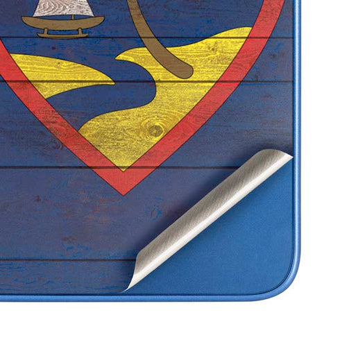 Guam Flag Dark Wood Moto G Play 4G (2024) Skin
