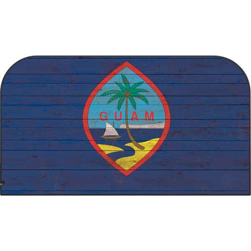 Guam Flag Dark Wood Nintendo Switch 2 (2025) with Joy-Con Skin