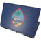 Guam Flag Dark Wood Dell Precision Skin