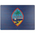 Guam Flag Dark Wood Surface Laptop 7 13.8in Skin