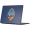 Guam Flag Dark Wood Surface Laptop 7 15in Skin