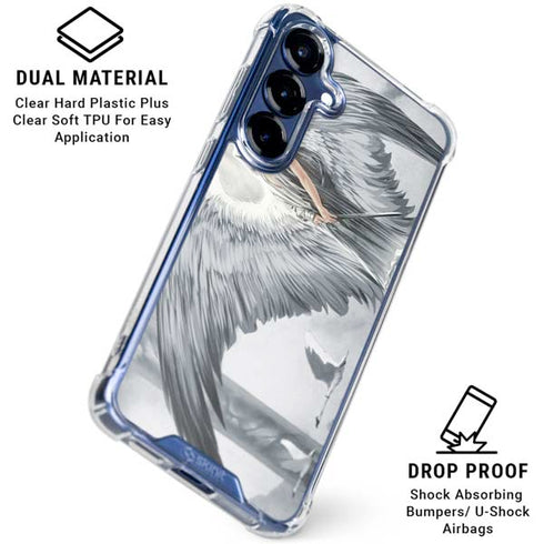 Guardian Angel by LA Williams Galaxy S25 Clear Case