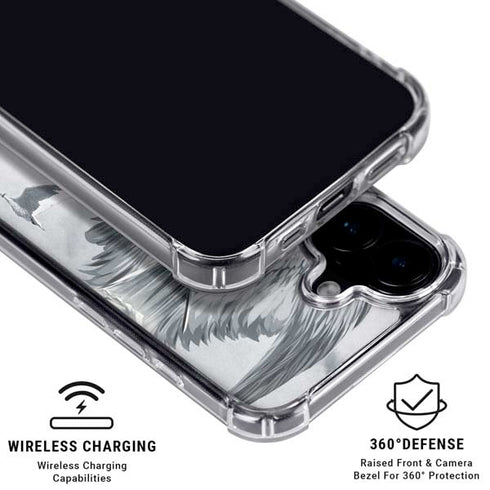 Guardian Angel by LA Williams iPhone 16 Plus Clear Case