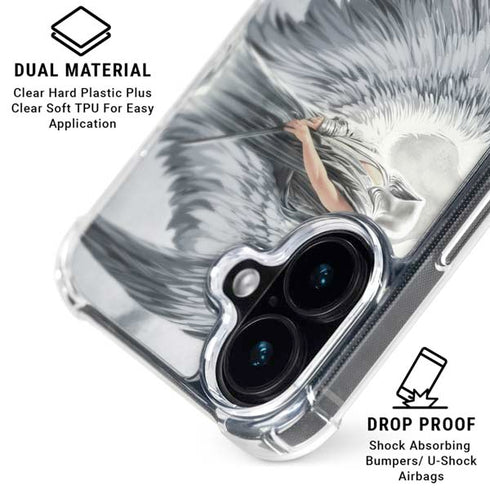 Guardian Angel by LA Williams iPhone 16 Plus Clear Case