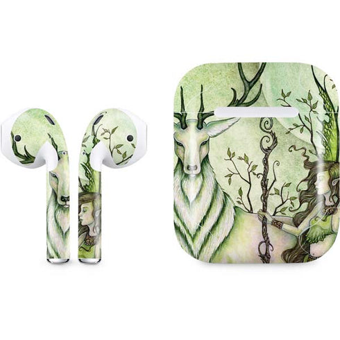 Guardian Fairy and Stag by Amy Brown Apple AirPods Skin