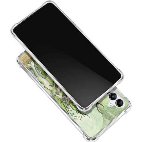 Guardian Fairy and Stag by Amy Brown Gabb Phone 4 Clear Case