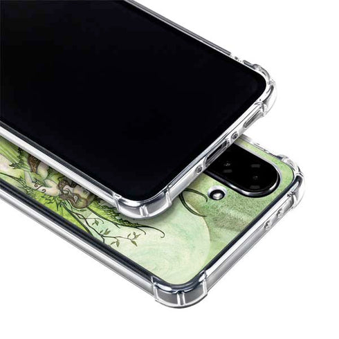 Guardian Fairy and Stag by Amy Brown Galaxy A36 5G Clear Case