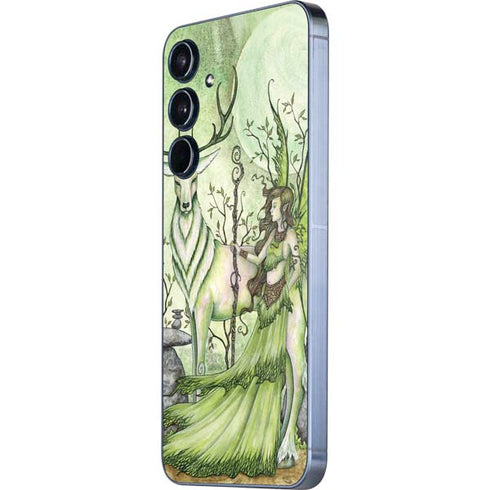 Guardian Fairy and Stag by Amy Brown Galaxy A55 5G Skin