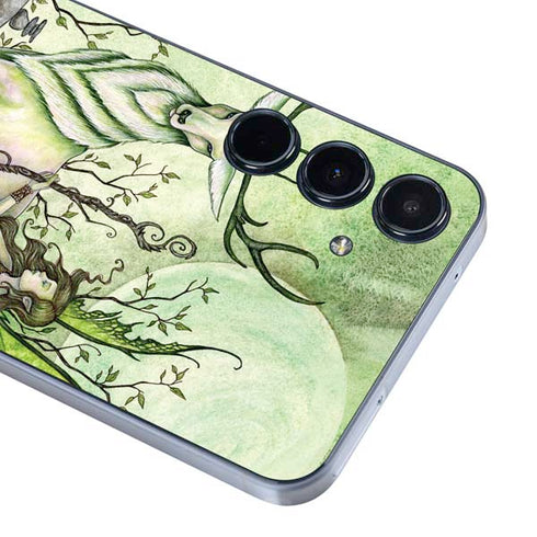 Guardian Fairy and Stag by Amy Brown Galaxy A55 5G Skin