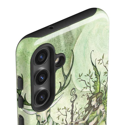 Guardian Fairy and Stag by Amy Brown Galaxy S25 Impact Case