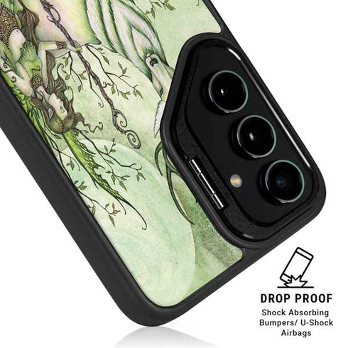 Guardian Fairy and Stag by Amy Brown Galaxy S24 Plus Kickstand Case