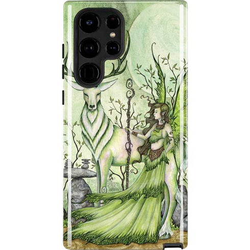 Guardian Fairy and Stag by Amy Brown Galaxy Cases