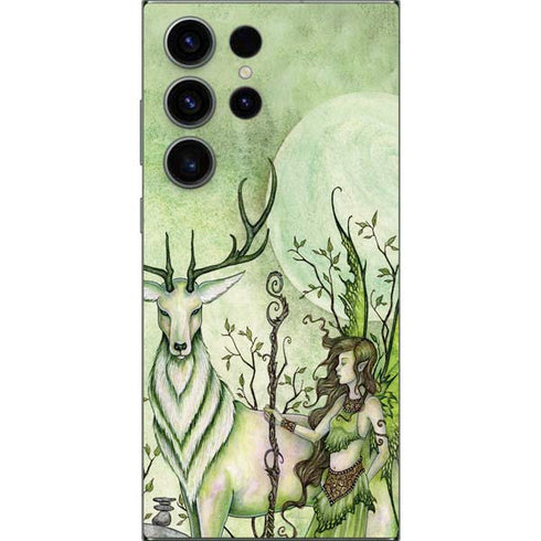 Guardian Fairy and Stag by Amy Brown Galaxy S25 Ultra Skin