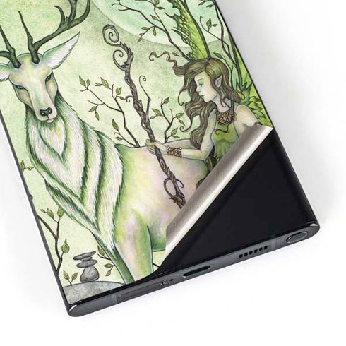Guardian Fairy and Stag by Amy Brown Galaxy S25 Ultra Skin