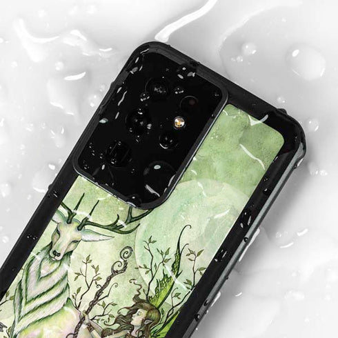 Guardian Fairy and Stag by Amy Brown Galaxy S24 Ultra Waterproof Case