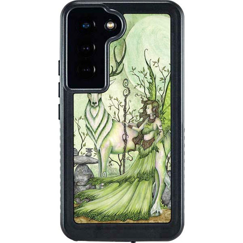 Guardian Fairy and Stag by Amy Brown Galaxy S24 Waterproof Case
