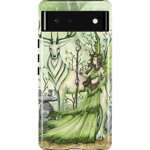 Guardian Fairy and Stag by Amy Brown Pixel Cases