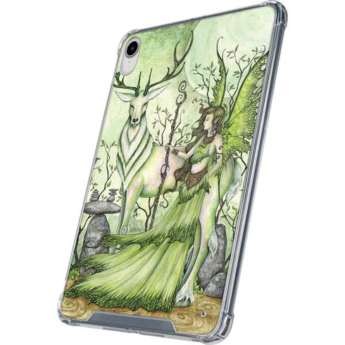Guardian Fairy and Stag by Amy Brown iPad 11th Gen (2025) Clear Case