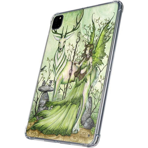Guardian Fairy and Stag by Amy Brown iPad Pro 11in (2024) Clear Case