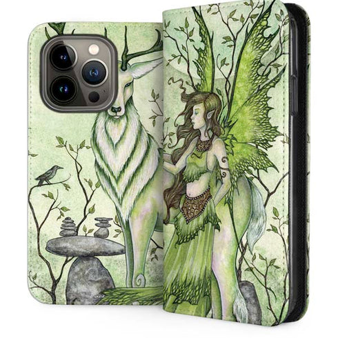 Guardian Fairy and Stag by Amy Brown iPhone Cases