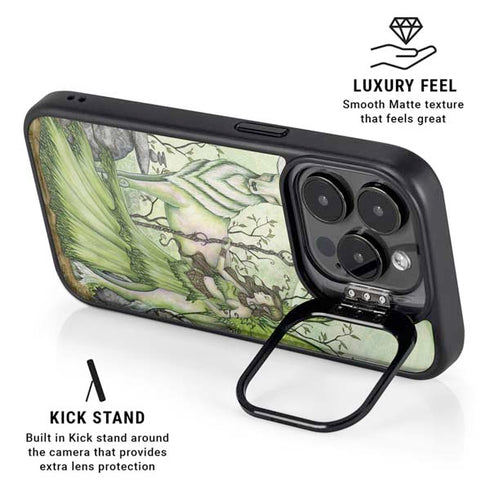 Guardian Fairy and Stag by Amy Brown iPhone 14 Pro Kickstand Case