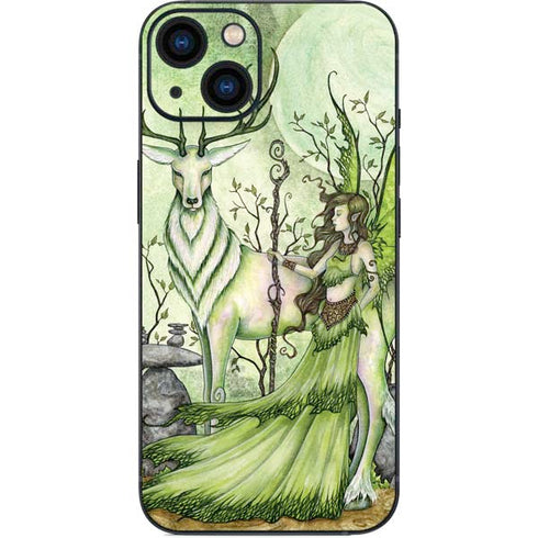 Guardian Fairy and Stag by Amy Brown iPhone Skins