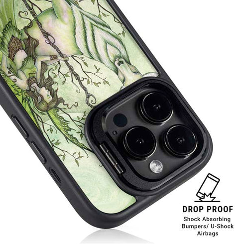 Guardian Fairy and Stag by Amy Brown iPhone 15 Pro Max Kickstand Case