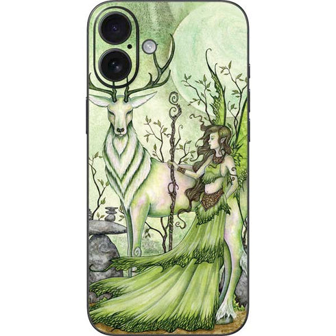 Guardian Fairy and Stag by Amy Brown iPhone 16 Plus Skin