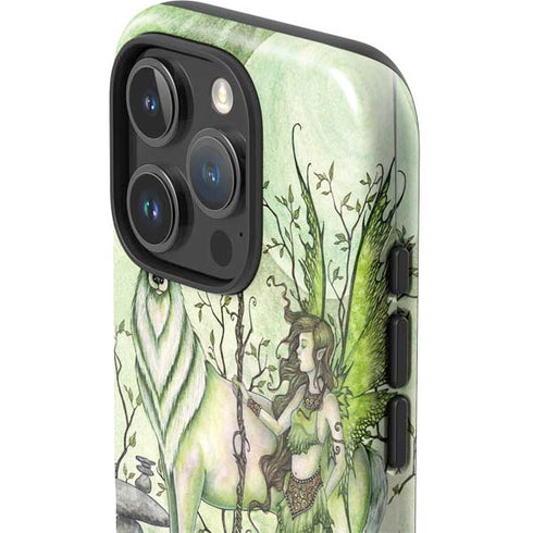 Guardian Fairy and Stag by Amy Brown iPhone 16 Pro Impact Case