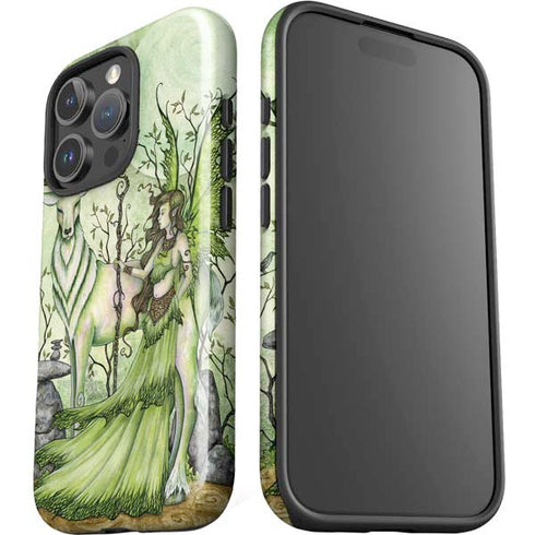 Guardian Fairy and Stag by Amy Brown iPhone 16 Pro Impact Case
