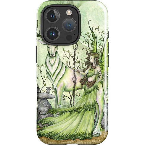 Guardian Fairy and Stag by Amy Brown iPhone 16 Pro Magsafe Impact Case
