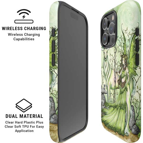 Guardian Fairy and Stag by Amy Brown iPhone 16 Pro Magsafe Impact Case