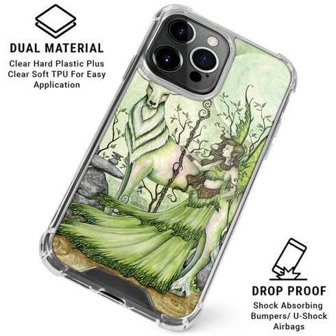 Guardian Fairy and Stag by Amy Brown iPhone 16 Pro Max Clear Case