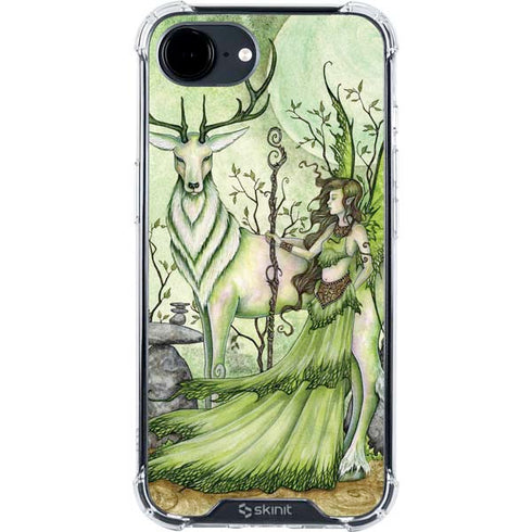 Guardian Fairy and Stag by Amy Brown iPhone 16e Clear Case