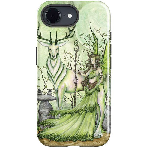 Guardian Fairy and Stag by Amy Brown iPhone 16e Impact Case