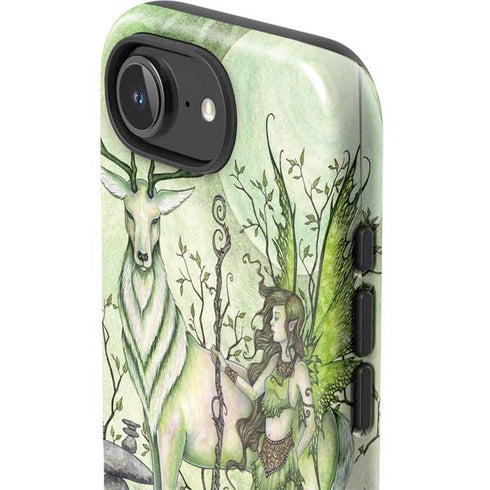 Guardian Fairy and Stag by Amy Brown iPhone 16e Impact Case