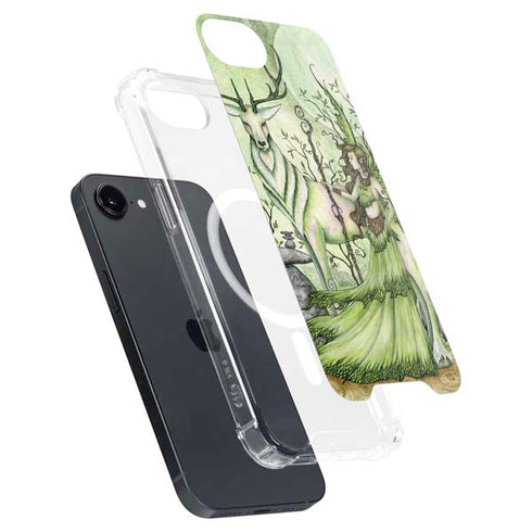 Guardian Fairy and Stag by Amy Brown iPhone 16e MagSafe Case