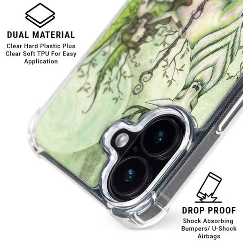 Guardian Fairy and Stag by Amy Brown iPhone 17 Clear Case