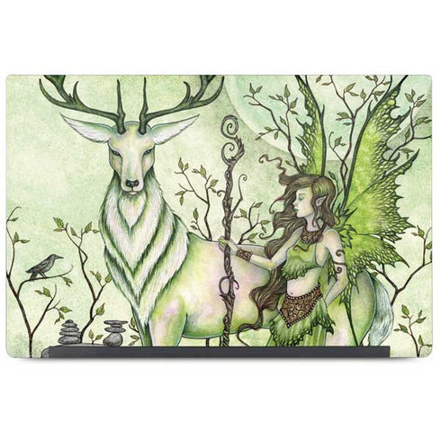 Guardian Fairy and Stag by Amy Brown Dell Latitude Skin