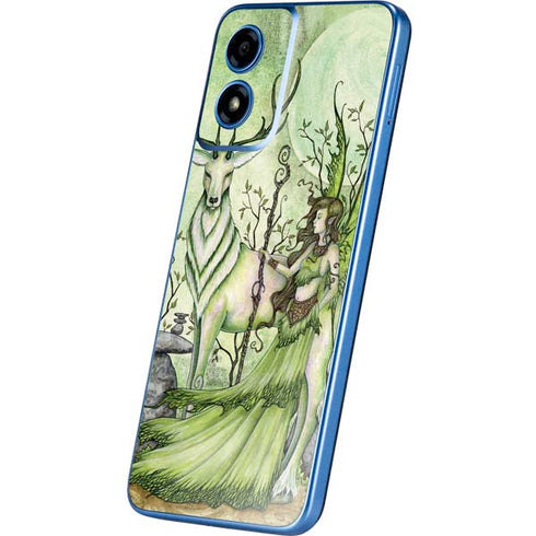 Guardian Fairy and Stag by Amy Brown Moto G Play 4G (2024) Skin