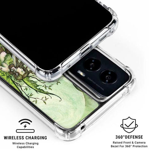 Guardian Fairy and Stag by Amy Brown Moto G Power 5G (2024) Clear Case