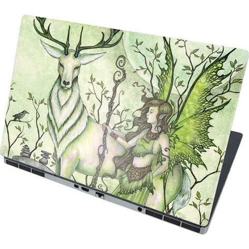 Guardian Fairy and Stag by Amy Brown Dell Precision Skin