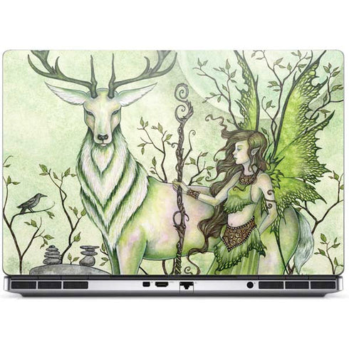 Guardian Fairy and Stag by Amy Brown Dell Precision Skin