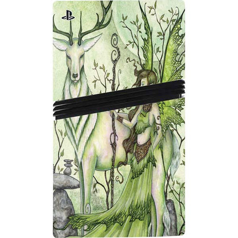 Guardian Fairy and Stag by Amy Brown PS5 Pro Bundle Skin