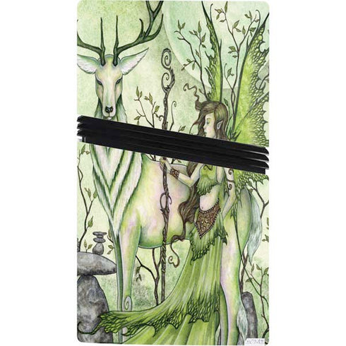 Guardian Fairy and Stag by Amy Brown PS5 Pro Console Skin
