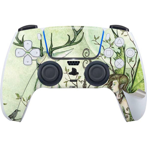 Guardian Fairy and Stag by Amy Brown PS5 Pro Disk Bundle Skin