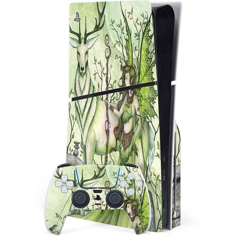 Guardian Fairy and Stag by Amy Brown PlayStation PS5 Skins